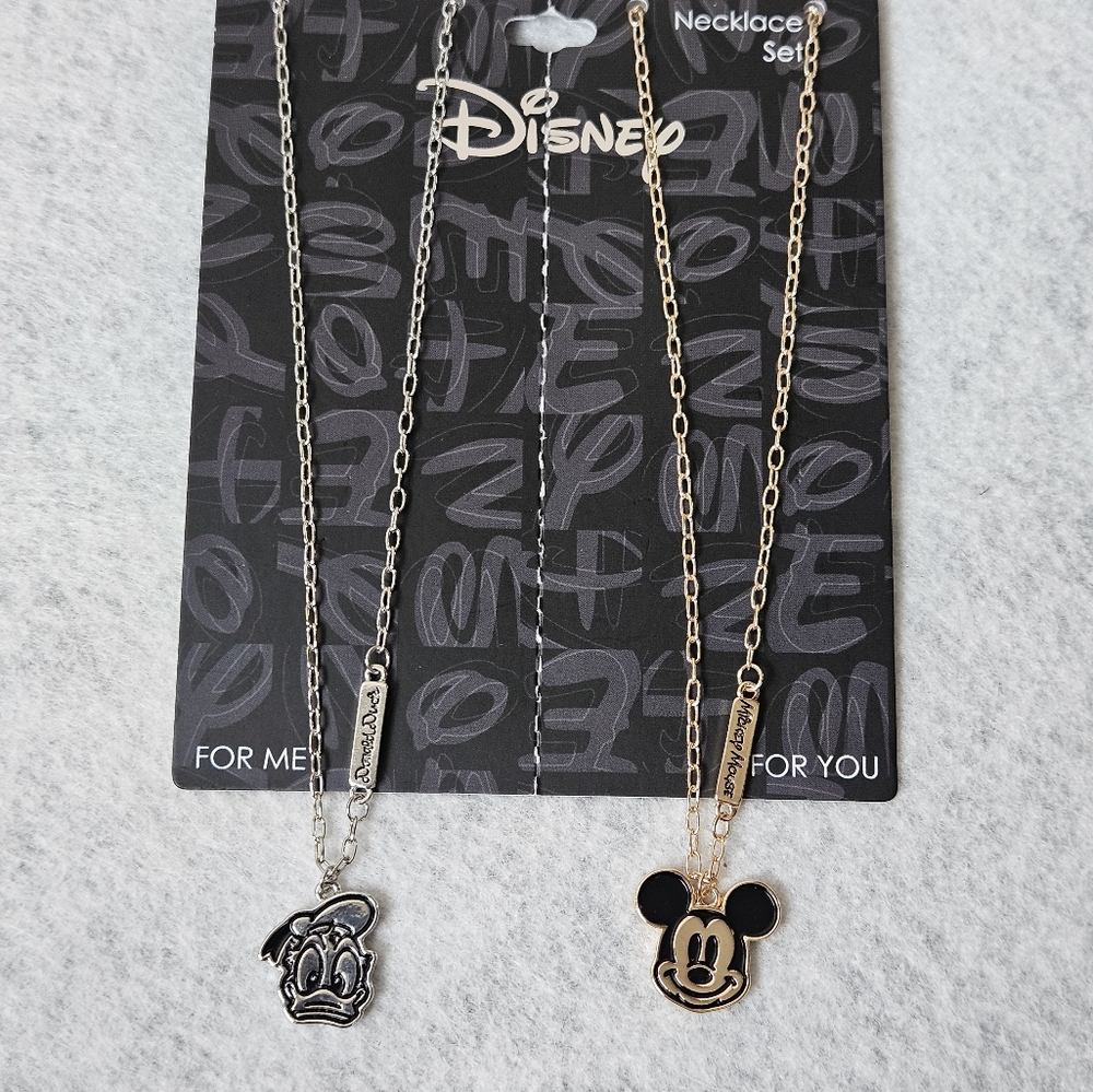 Disney Donald Duck & Mickey Mouse Bestie Necklace Set - Picture 7 of 10